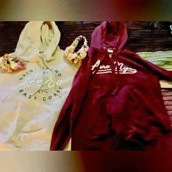 Sweaters - Aeropostale  hoodie/sweater bundle - womens small